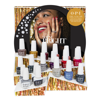 OPI Gelcolor Shine Bright 19Pcs Chipboard Display HP M22