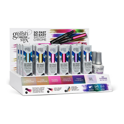 Gelish Chrome Stix 24PCS Display 1168201