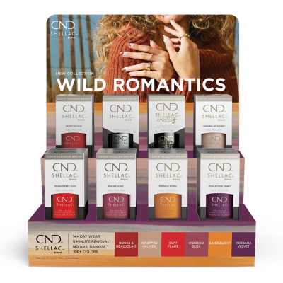 CND Shellac Wild Romantics Fall 2021 16Pcs Display 00935