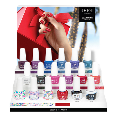 OPI Gelcolor Celebration Collection 18PC Display HPN19
