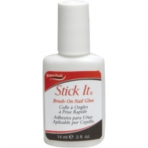 SuperNail Stick It Brush-on Nail Glue 14ml/0.5 fl oz. #50530