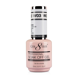Cre8tion French Collection Soak Off Gel 0.5 oz W03
