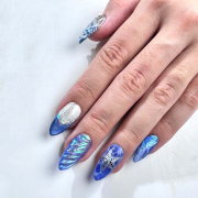 Cre8tion Nail Art 3D Line Gel  0.5 oz - White 0916-3242