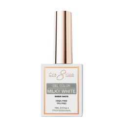 Cre8tion Gelcolor Milky White 0.5 oz 0916-3600 07506