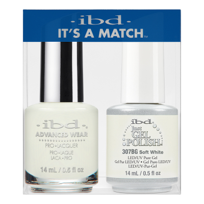 IBD Just Gel Polish It's A Match - Soft White 307BD/32921