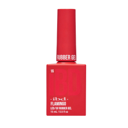 IBD LED/UV Rubber Gel 0.5 oz - Flamingo 37722