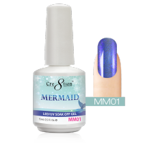 Cre8tion Mermaid LED/UV Soak Off Gel 0.5 fl oz/15ml - MM01