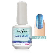 Cre8tion Mermaid LED/UV Soak Off Gel 0.5 fl oz/15ml - MM03