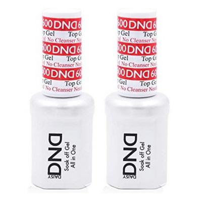 Daisy DND600 Top Gel No Cleanser Soak Off Gel 2PK