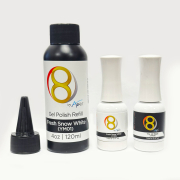 Aora Gel Polish Refill Fresh Snow White 4oz 70203