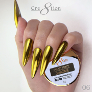 Cre8tion 06-Gold Chrome Nail Art Effect 1g 1101-0664
