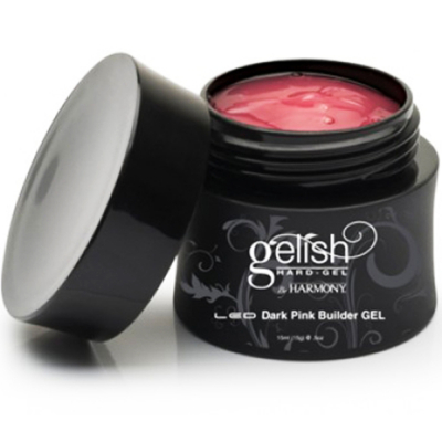 Gelish Hard Gel LED Builder Nail Gel 1.6 oz -Dark Pink 01562