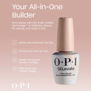 OPI GELevate 4-IN-1 Builder Gel 0.5 oz OPI&rsquo;m Flawles BIB000