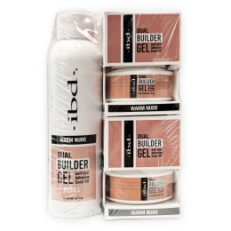 Ibd Soak Off Dual Builder Gel Bundle - Warm Nude 37439