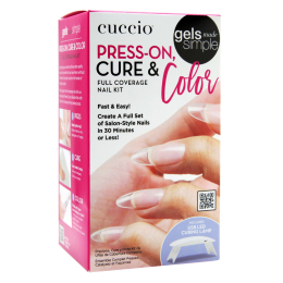Cuccio Gels Made Simple Press-On Cure & Color Kit CUGL9001