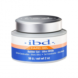 Ibd Hard Gel Builder Gel - Ultra White 2 oz. - 56g  #60404
