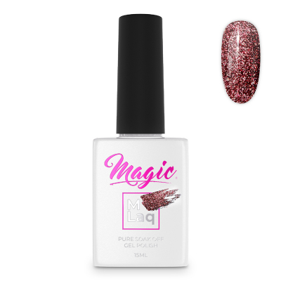 Magic Gel Polish MLaq Reflections Raspberry - #105 15 ml