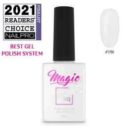 Magic Gel Polish MLaq 15 ml - Barely White #196