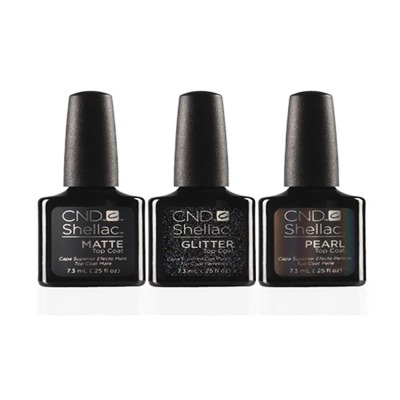 CND Shellac Alluring Trilogy Top Coat Collection 91729