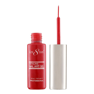 Cre8tion Detailing Nail Art Gel 0.33 oz - 03 Red 0916-1238