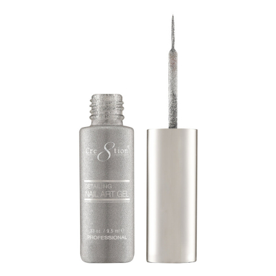 Cre8tion Detailing Nail Art Gel 0.33oz- 42 B.Holo Silver1853