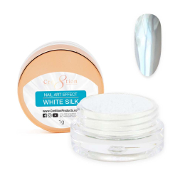 Cre8tion Nail Art Effect White Silk 1g 1101-1294 07535