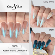 Cre8tion  Nail Art Effect Pearl Chrome 1g #5 1101-1303