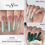 Cre8tion Nail Art Effect Pearl Chrome 1g #6 1101-1304