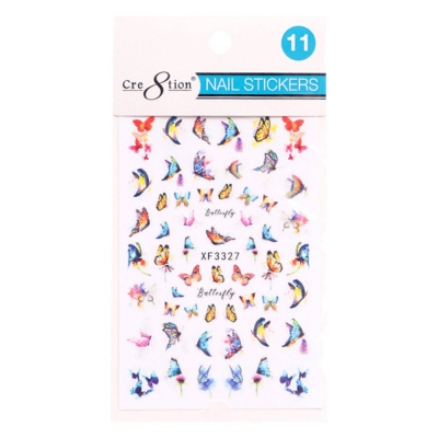 Cre8tion Nail Art Sticker Butterfly 11 1101-1122