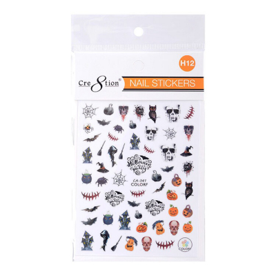 Cre8tion Nail Art Sticker Halloween H12 1101-1157