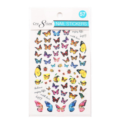 Cre8tion Nail Art Sticker Butterfly 57 1101-1188