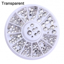 Rhinestone 3D Nail Art Decoration In Wheel #41749-2