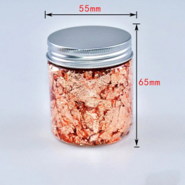 Paper Foil Flake 3g Rose Gold 45139