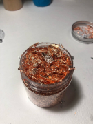 Paper Foil Flake 3g Rose Gold 45139