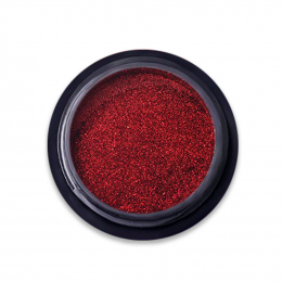 Metal Mirror Effect Nail Glitter Powder Red 46283-4