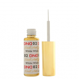 DND Nail Art Gel 0.25 fl oz/9 ml - White White DND02