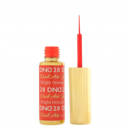 DND Nail Art Gel 0.25 fl oz/9 ml - Bright Orange DND28