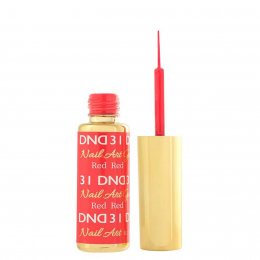 DND Nail Art Gel 0.25 fl oz/9 ml - Red Red DND31