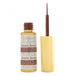 DND Nail Art Gel 0.25 fl oz/9 ml - Platinum Brown DND41
