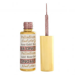 DND Nail Art Gel 0.25 fl oz/9ml - Palladium Rose Gold DND66