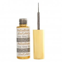 DND Nail Art Gel 0.25 fl oz/9ml - Palladium Gray DND68