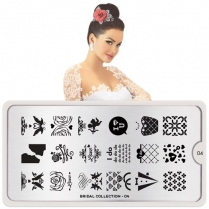 MoYou Nail Art Plate Collection Bridal 04 #MPBRI04