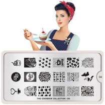 MoYou Nail Art Plate Collection Cookbook 04  #MPCOO04