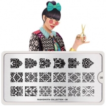 MoYou Nail Art Plate Collection Fashionista 08  #MPFAS08