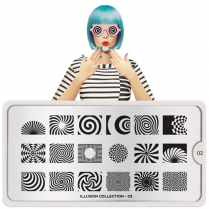 MoYou Nail Art Plate Collection Illusion 02 #MPILL02