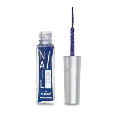 Nubar Nail Art Strippers Azure Glitter A186
