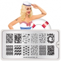 MoYou Nail Art Plate Collection Sailor 07  #MPSAI07