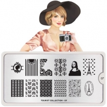 MoYou Nail Art Plate Collection Tourist 07  #MPTOU07