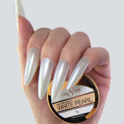 Cre8tion Nail Art Effect 1g White Pearl 1101-0711 / 00221