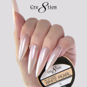 Cre8tion Nail Art Effect 1g White Pearl 1101-0711 / 00221
